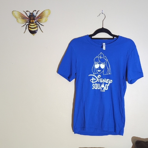 Bella Canvas Blue Short Sleeve Tee with Graphic Design - Picture 1 of 6